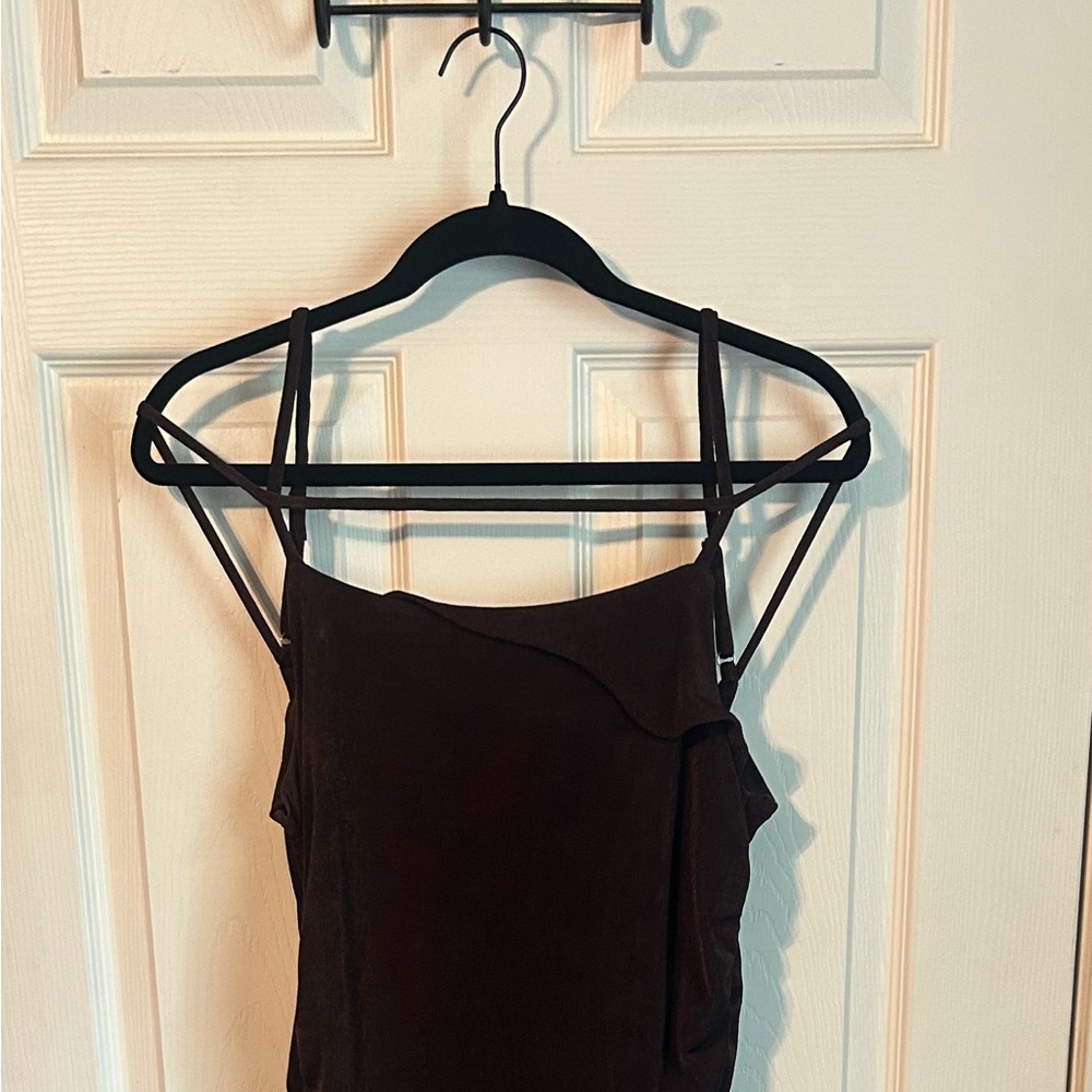 Fashion Nova Dark Brown dress